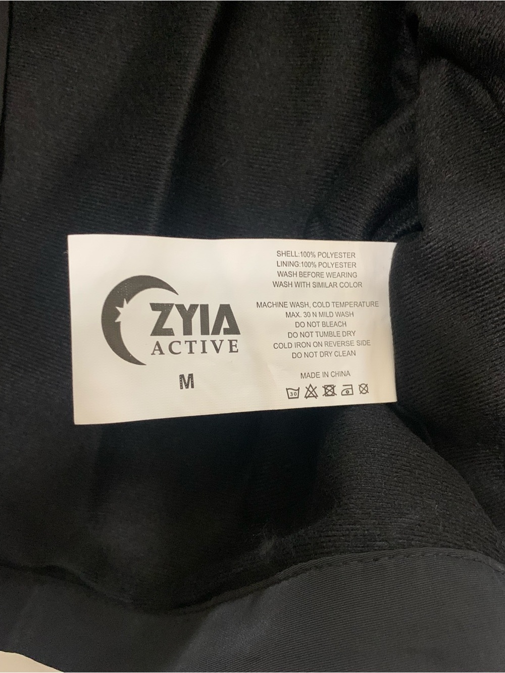 New with tags ZYIA Active womens jacket size M - Picture 4 of 6